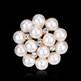 Alloy Korea Flowers brooch  AA078A White k NHDR2407AA078A White kpicture21